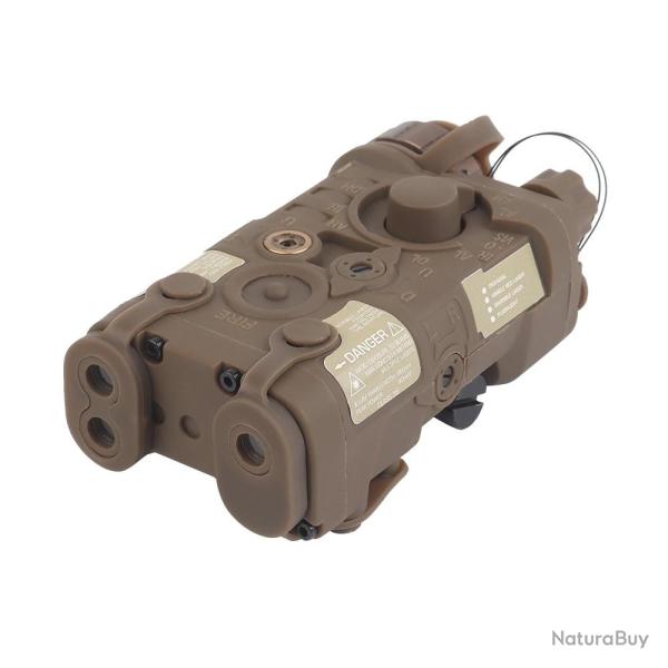 Boitier PEQ Mini N-Style Lampe & Laser w/ Contact d�port� (Wo Sport) D�sert