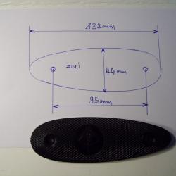 plaque de couche de fusil chasse ZOLI ou autre