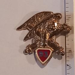 Insigne du 93&egrave;me r&eacute;giment d'artillerie de montagne (93&egrave;me RAM) - Delsart