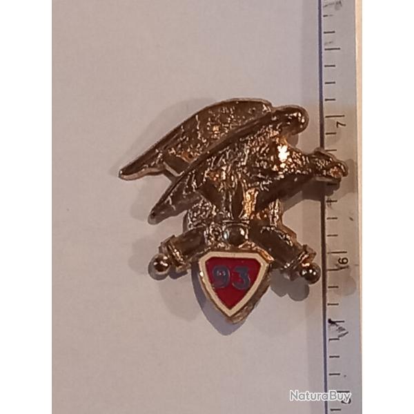 Insigne du 93�me r�giment d'artillerie de montagne (93�me RAM) - Delsart