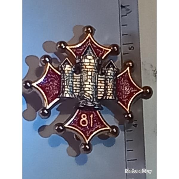 Insigne du 81�me r�giment d'infanterie (81�me RI)