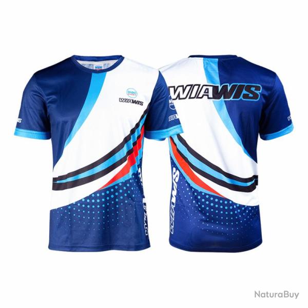 WIAWIS - T-Shirt Officiel S BLEU