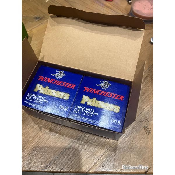 Amorces Winchester Primers Large Rifle