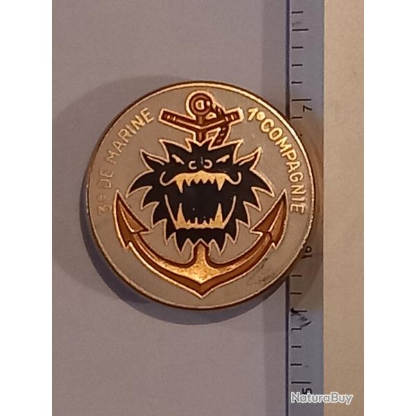 Insigne de la 1�re compagnie du 3�me r�giment d'infanterie de marine (3�me RIMa)