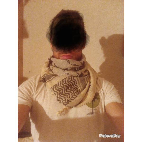 Keffieh sable et noir