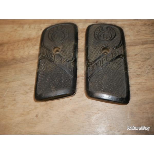 Paire de plaquettes de Pistolet VITE MODEL 1914