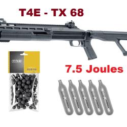 Pack  pr&ecirc;t &agrave; tirer  Fusil TX 68  T4E ( 7.5 joules)