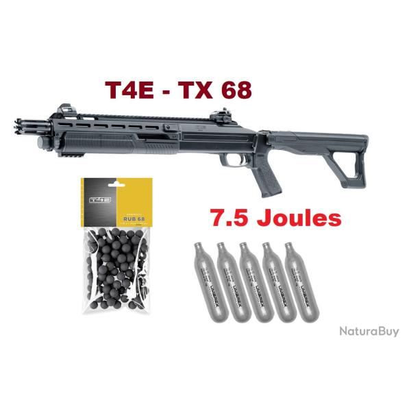 Pack  pr�t � tirer  Fusil TX 68  T4E ( 7.5 joules)