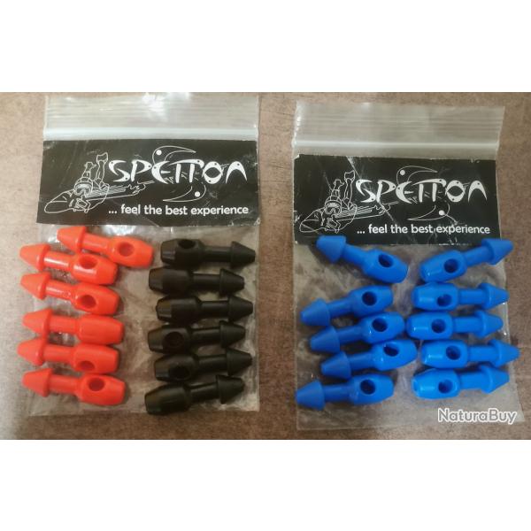 Chasse sous marine NEUF lot de 20 inserts pour r�aliser des ligatures sur Sandows de chasse sous mar