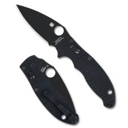 Couteau pliant Spyderco Manix 2 Salt tout noir