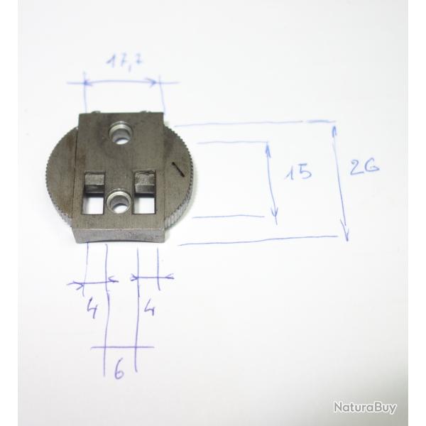 Serrure arri�re pour montage � crochet