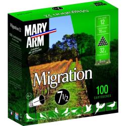 Migration CAL12 Bourre jupe Plomb durci 32grain n&deg;7.5 /Boite de 100