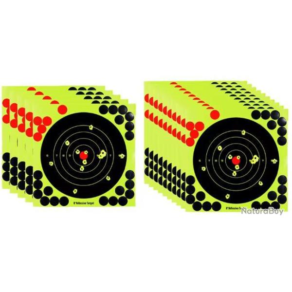 Cibles de tir r�active -(x8) - 18x18cm