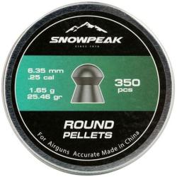 SNOWPEAK PLOMBS RONDS 6.35 X350