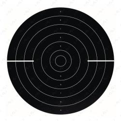 Cible cartonn&eacute;e COURT C50 VO 51x52 cm pour pistolets 100