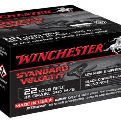 WINCHESTER BLACK Standard Velocity cal.22 Lr Pointe Pleine  x 235