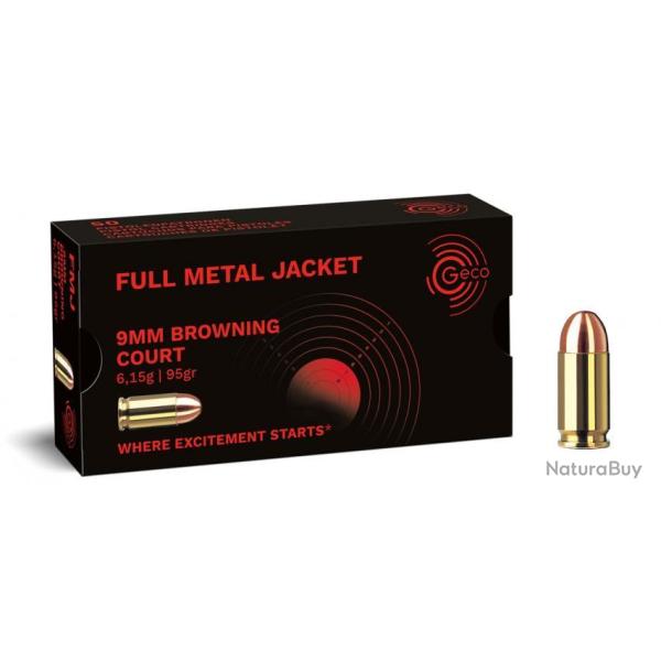 Munitions Geco 9 mm Browning Court .380 Auto /50