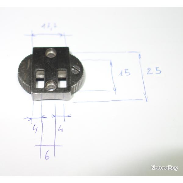 Serrure arri�re pour montage � crochet 01