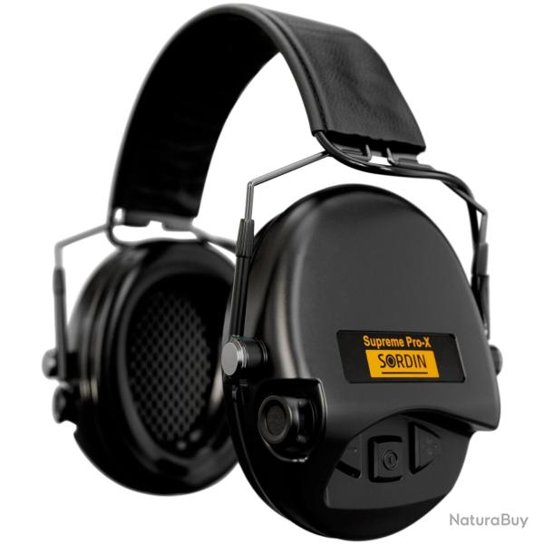Casque antibruit Supreme Pro-X Slim (Couleur: Noir)