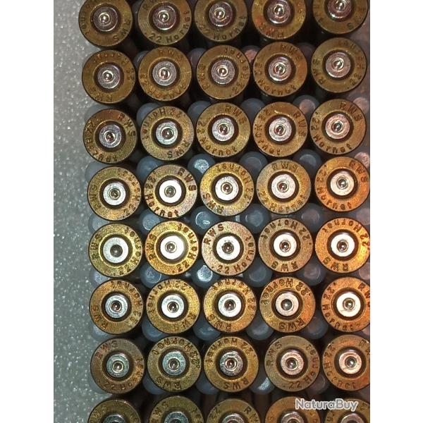 Lot 50 douilles en 22 Hornet RWS tir�es 1x