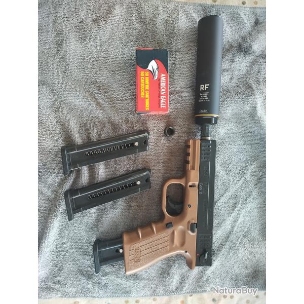 ISSC M22 gen 2 bronze/black + MDS stalon + 3 chargeurs "
