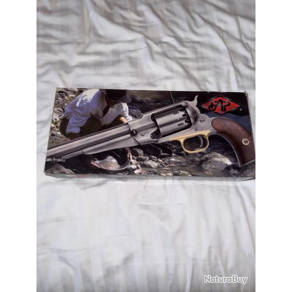 REVOLVER PIETTA POUDRE NOIRE REMINGTON 1858 CALIBRE 44  NEUF EN BOITE CU=2019