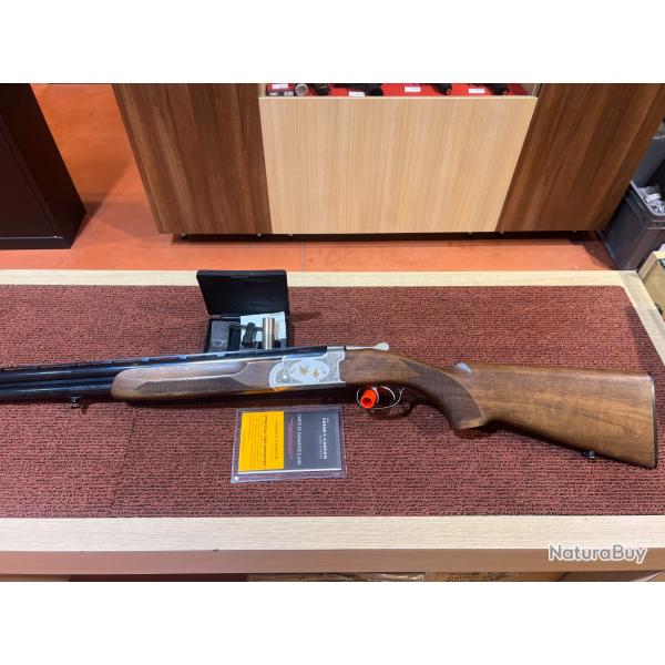 FUSIL SUPERPOSE VERNEY CARRON SAGITTAIRE BECASSIER CLASSIQUE CAL.12/70 - 61CM RAYE - OCCAS