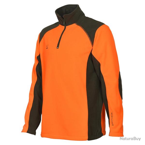 PROMOTION !! Polo polaire Orange Percussion