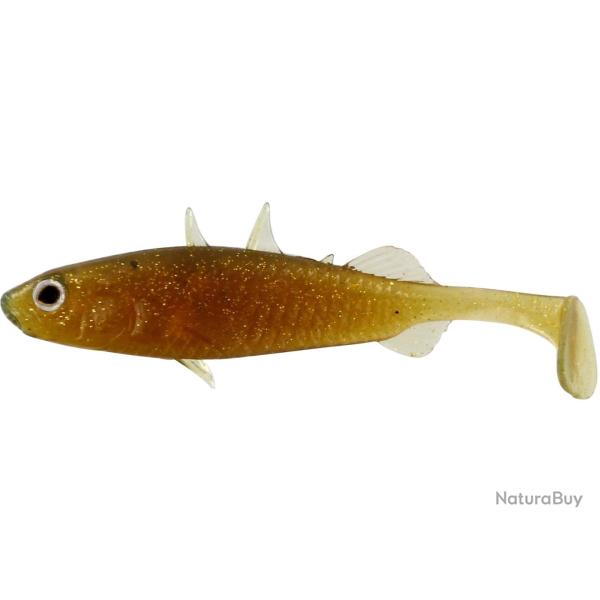 Leurre Souple Westin Stanley The Stickleback 7,5cm Motoroil Gold A l'unit� 7.5cm