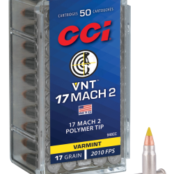 Balles CCI Calibre 17HMR VNT 17 Grains
