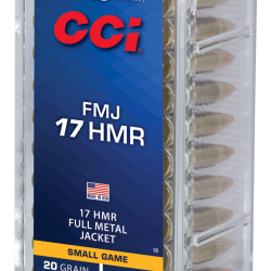 Balles CCI Calibre 17HMR FMJ 20 Grains