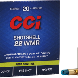 Balles CCI Calibre 22 WMR Shotshell Plomb 12