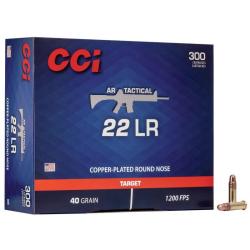 Balles CCI Calibre 22LR Ar Tactical 40 Grains
