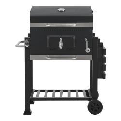 Barbecue au charbon de bois 105 x 114 x 48 cm noir 03_0009212