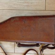 Ancien étui à Fusil De Chasse En Cuir - Fabriqué En France - Jambon