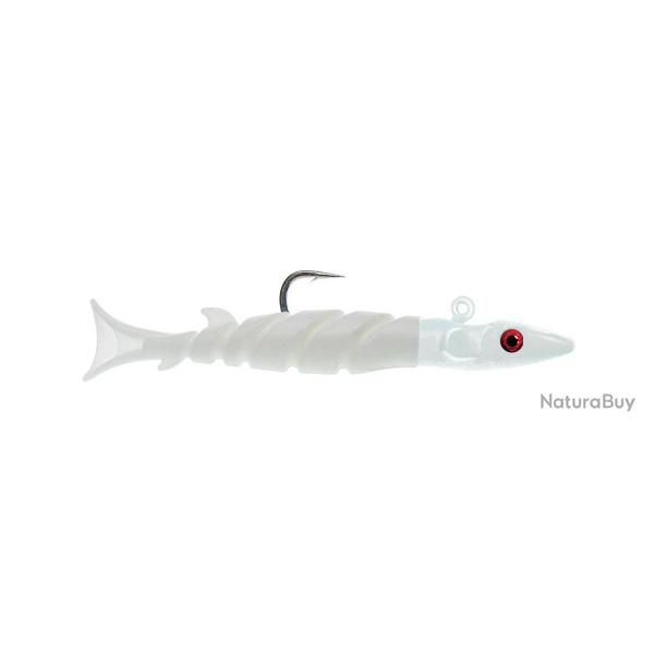 Leurre Souple Delalande Tuna GT Finess 28g 28g 010 - Blanc - White 8cm