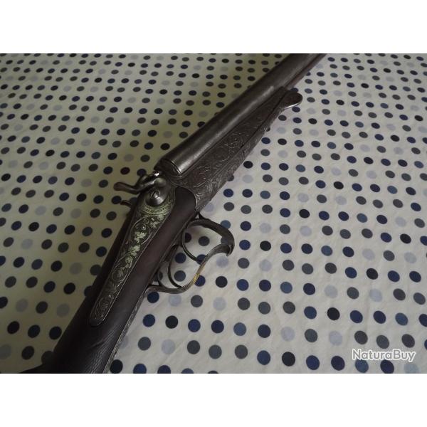 Fusil LEPAGE MOUTIER et FAURE pour d�co, canon HS