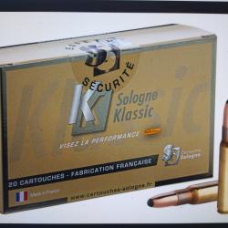 Sologne 30-06 spring sierra rn sp subsonique 220g/14.2g 20 munitions