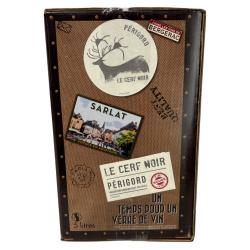 "Le Cerf Noir" IGP P&eacute;rigord, 100% Merlot, le Bag In Box de 5 litres