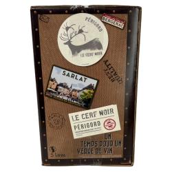 Vente Flash, "Le Cerf Noir" IGP P&eacute;rigord, 100% Merlot, le Bag In Box de 5 litres x1 vente flash !