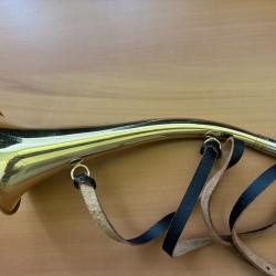 Corne d'appel &agrave; pavillon 30 cm Wasserman & Sons en laiton - 1� sans prix de r&eacute;serve !!