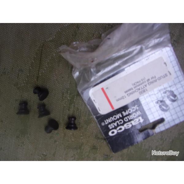 5  Stud-ring attaching 12 mm  Tasco  pour toutes bases communes