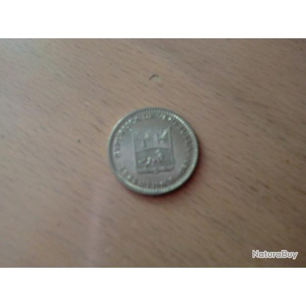 monnaie 25 centimos r�publica du venuzuela  1965
