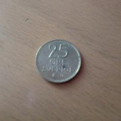 monnaie 25 ore sverige  1973