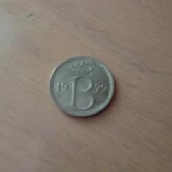 monnaie 25  belge 1972