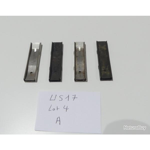 Lot A quatre Lames chargeurs clips US P17