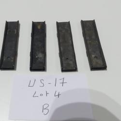 Lot B quatre Lames chargeurs B clips US P17
