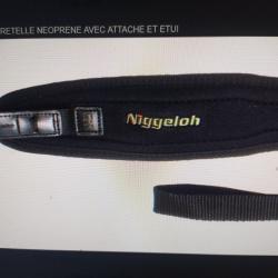 Niggeloh bretelle matelass&eacute;e n&eacute;opr&egrave;ne pour carabine noire