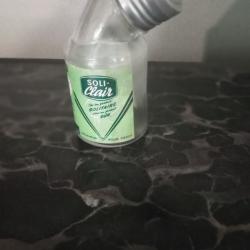 RARE ancien flacon " SOLI CLAIR " 1960