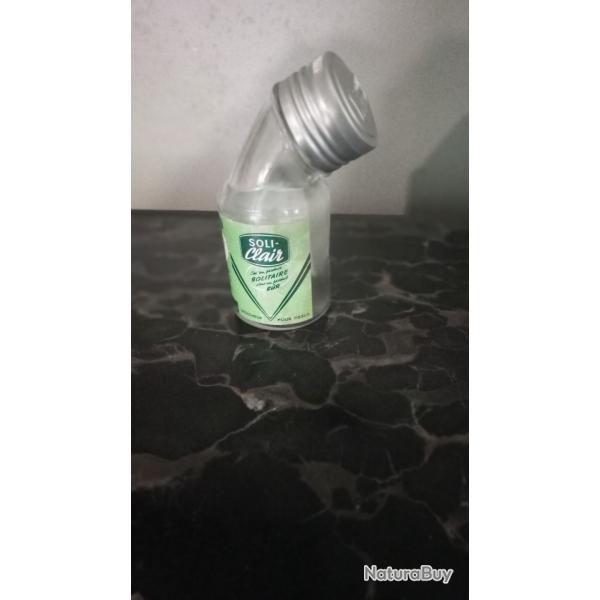 RARE ancien flacon " SOLI CLAIR " 1960